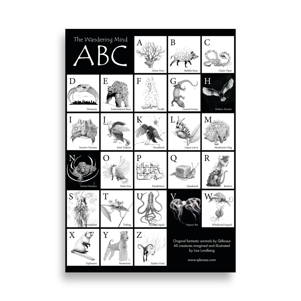 ABC Poster - Kraftigt matt papper