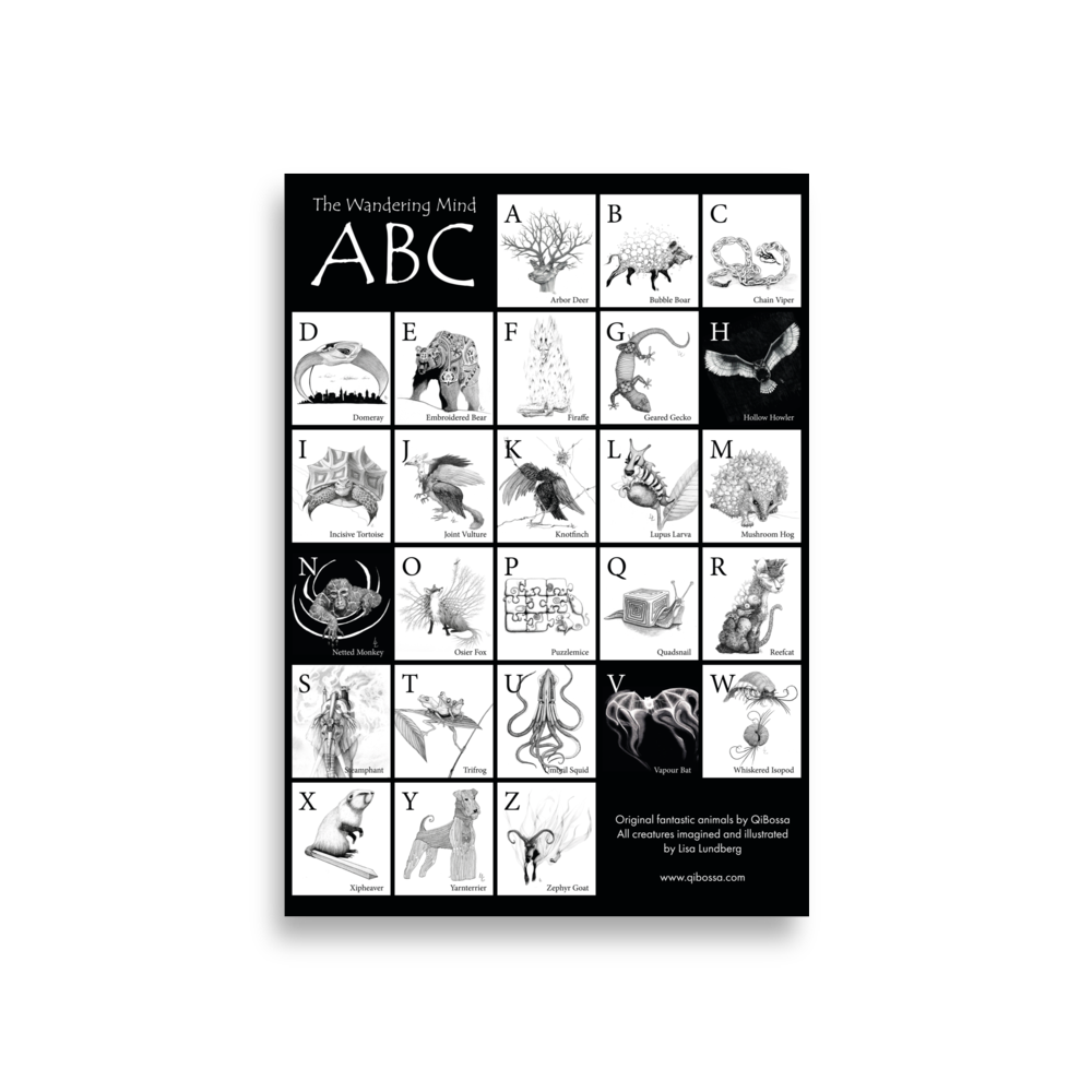 ABC Poster - Kraftigt matt papper