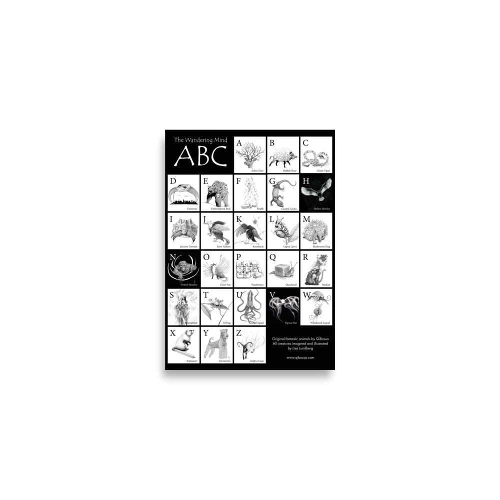 ABC Poster - Kraftigt matt papper