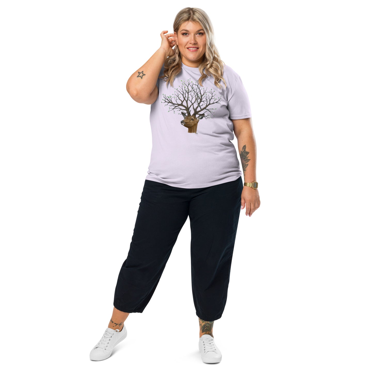 Arbor deer - Unisex ekologisk bomulls t-shirt