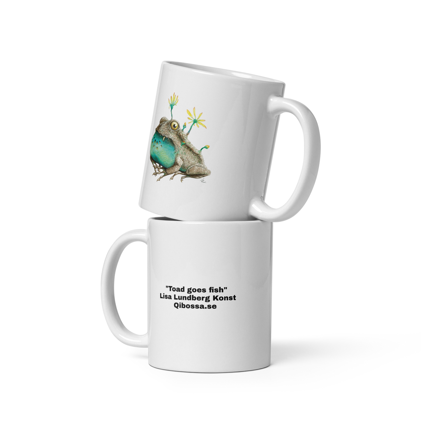 Toad goes fish - Mugg 325ml